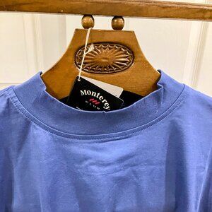 Monterey Club Mock Neck Activewear Shirt - Long Sleeve